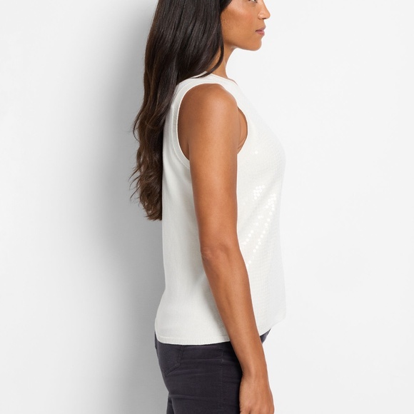 NWT NIC+ZOE Sequin Knit Tank - size XS - Picture 2 of 6